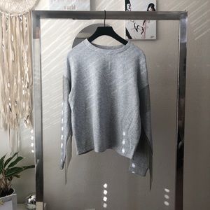 H&M Metal Fringe Sweater Small